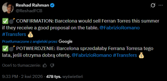 Barca latem SPRZEDA TEGO PIŁKARZA!